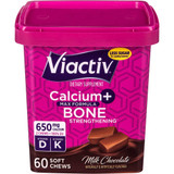 Viactiv, Calcium Plus D, Soft Chews, Milk Chocolate - 60 soft chews