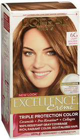 L'Oreal Excellence Triple Protection Permanent Hair Color Creme Light Golden Brown (Warmer)