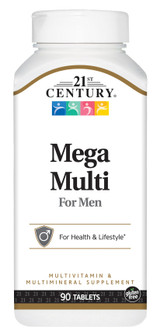 21st Century Mega Multi for Men - 90 Tablets
