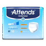 Attends Underwear Extra Moderate Absorbency Large - 4 pks of 18