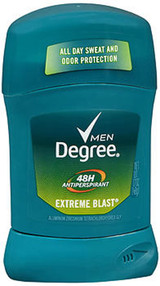 Degree Men Anti-Perspirant Deodorant Invisible Stick Extreme Blast - 1.7 oz