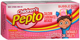 Children's Pepto Chewable Tablets Bubble Gum Flavor - 24 Tablets