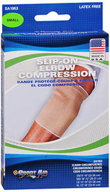 Sport Aid Slip-On Elbow Compression Small Beige - 1 ea.