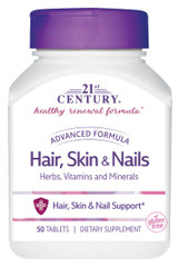 21st Century Hair, Skin & Nails - 50 Caplets