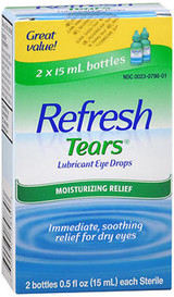 Refresh Tears Lubricant Eye Drops - 2 - 0.5 oz