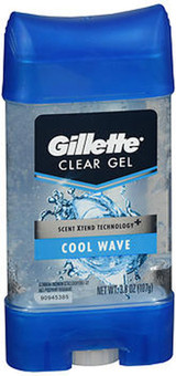 Gillette Anti-Perspirant Deodorant Clear Gel Cool Wave - 3.8 oz