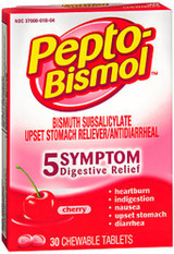 Pepto-Bismol Chewable Tablets Cherry - 30 ct