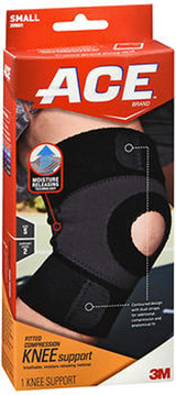 Ace Moisture Control Knee Support Small, Moderate Support - Each