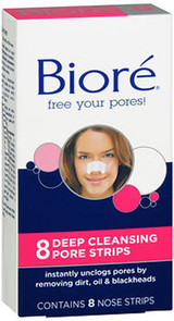 Biore Deep Cleansing Pore Strips - 8 strips