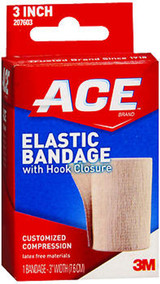 Ace Elastic Bandage with Hook Closure 3" Width