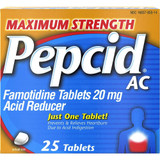 Pepcid AC Tablets Maximum Strength - 25 ct