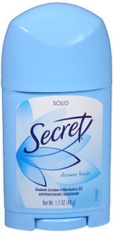 Secret Anti-Perspirant Deodorant Solid Shower Fresh - 1.7 oz