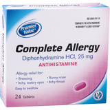 Premier Value Complete Allergy Tabs - 24ct