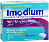 Imodium Multi-Symptom Relief Caplets - 18 Caplets