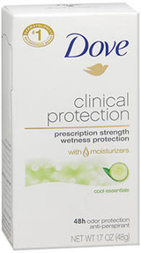 Dove Clinical Protection Anti-Perspirant Solid Cool Essentials - 1.7 oz