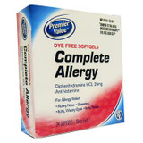 Premier Value Complete Allergy Dye Free Softgels - 24ct