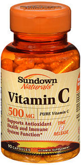 Sundown Naturals Vitamin C 500 mg Timed Release Capsules - 90 ct