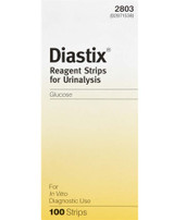 Diastix Reagent Strips for Urinalysis, Glucose - 100 ct