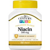 21st Century Niacin 500 mg Tablets Prolonged Release - 100 Tablets