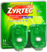 Zyrtec Allergy 10 mg Tablets Blister Pack - 14 ct