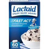 Lactaid Fast Act Lactase Enzyme Supplement - 60 Caplets