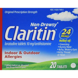 Claritin 24 Hour Indoor & Outdoor Allergy Tablets - 20 ct