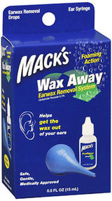 Mack's Wax Away Earwax Removal System - Each