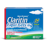 Claritin 24 Hour Allergy Relief Liqui-Gels - 10 ct
