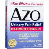 Azo Standard Tablets Maximum Strength - 12 ct