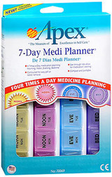 Apex 7-Day Medi Planner, 70069B -1 Each