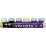 Tempera Paints, Brights, 6Ct. - 1 Pkg