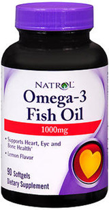 Natrol Omega-3 Fish Oil 1000mg 90 Softgel