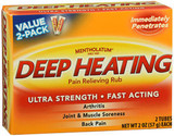 Mentholatum Deep Heating Pain Relieving Rub Extra Strength - 2 oz