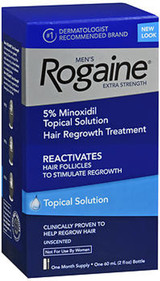 Rogaine Extra Strength Hair Regrowth Treatment Men's , Unscented - 2 oz