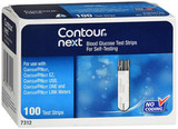 Contour Next Blood Glucose Test Strips - 100 strips