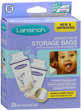 Lansinoh Breastmilk Storage Bags - 25 ct