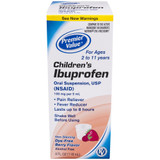 Premier Value Children Ibuprofen Dye Free - 4oz