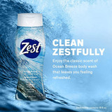 Zest Body Wash Ocean Breeze - 18 oz