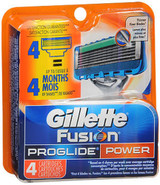 Gillette Fusion ProGlide Cartridges Power - 4 Ct.