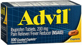 Advil Pain Reliever/Fever Reducer 200mg Caplets - 100 Ct