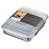 Cake Pan W/ Cover, Silver, 9"X13" - 1 Pkg