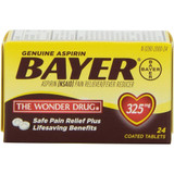 Bayer Aspirin 325 mg - 24 Coated Tablets