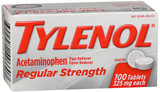 Tylenol Regular Strength Tablets, 325 mg  - 100 ct