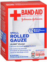 Johnson & Johnson Red Cross First Aid Rolled Gauze 2" - Each
