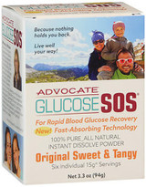 Advocate Glucose SOS Instant Dissolve Powder Original Sweet & Tangy - 3.3 oz