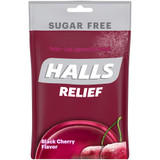 Halls Mentho-Lyptus Drops Sugar Free Black Cherry - 25 ct