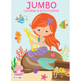 Mermaids Jumbo Coloring Book- 1 Pkg