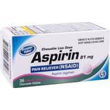 Premier Value Chewable Aspirin 81Mg Cherry - 36ct