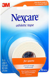 Nexcare Athletic Cloth Tape 1-1/2 Inches X 12-1/2 Yards White - Each