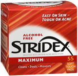 Stridex Soft Touch Pads Maximum - 55 ct